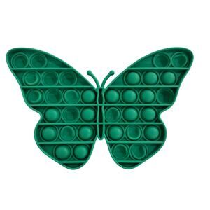 Pop It Fidget Bubble Push Pop Sensory Toys Butterfly Green